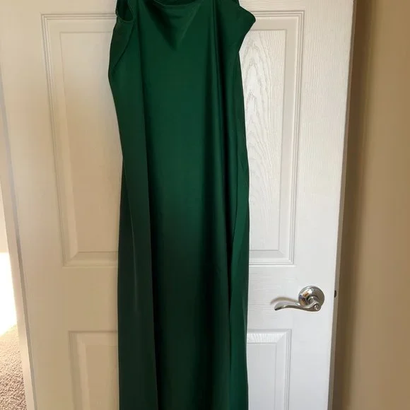 Banana Republic Green Midi Slip Dress in size 16 - Picture 6 of 12